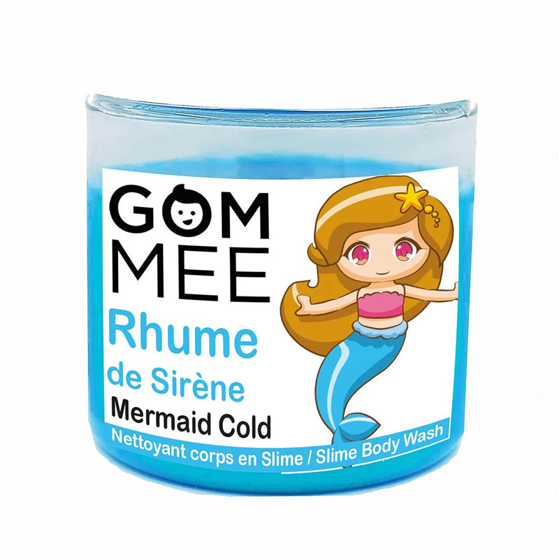 Slime moussante, nettoyant pour le corps, Gom-mee, "Rhume de sirène"