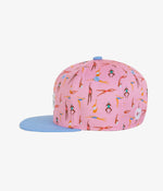 Casquette Dive In Snapback, Rose, Headster