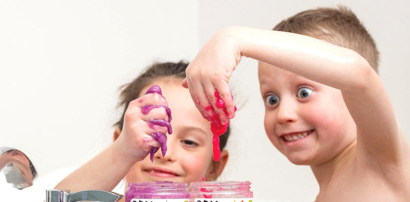 Slime moussante, nettoyant pour le corps, Gom-mee, "Rhume de licorne"