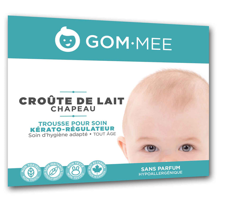 Traitement croûte de lait (Chapeau) pour bébé, Gom-mee