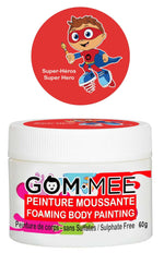 Nettoyant peinture moussante corps, Gom-mee, Super Héro rouge, 60g